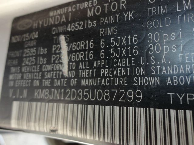 2005 Hyundai Tucson RAM AIR WS6