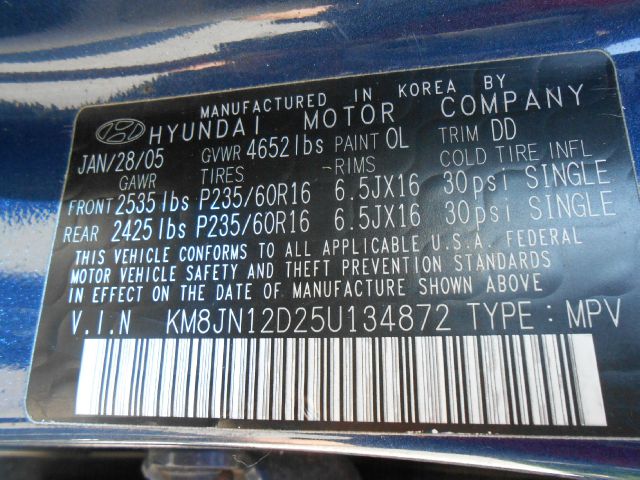 2005 Hyundai Tucson SLT Quad