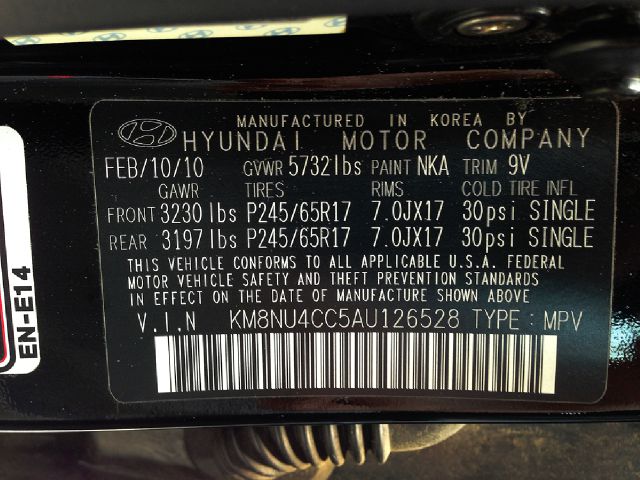 2010 Hyundai Veracruz FWD 4dr Sport