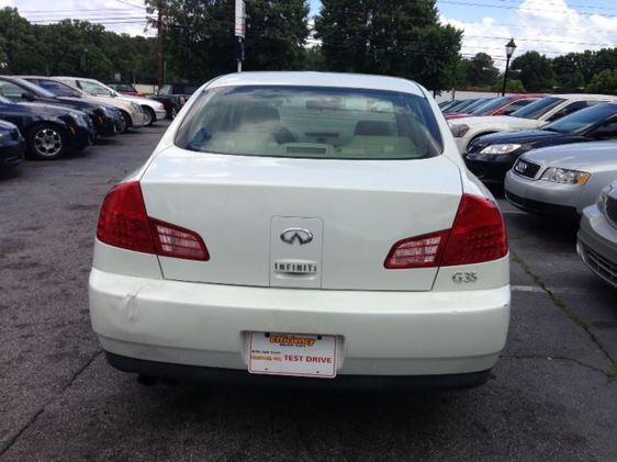 2003 Infiniti G35 Series 4.