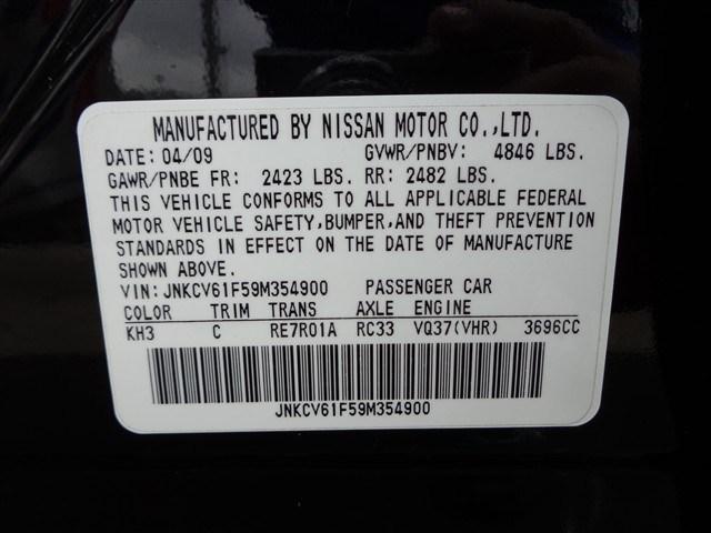 2009 Infiniti G37x SW2