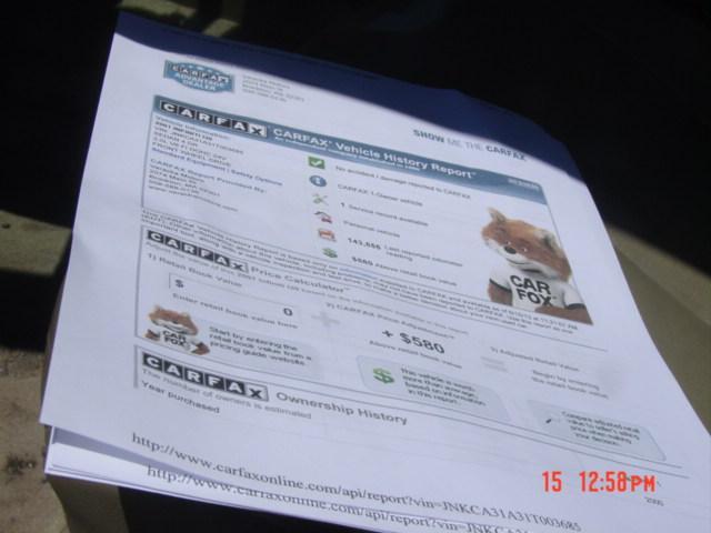 2001 Infiniti I30 Coupe