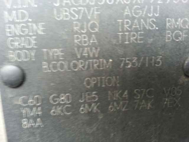 1999 Isuzu Trooper II Unknown