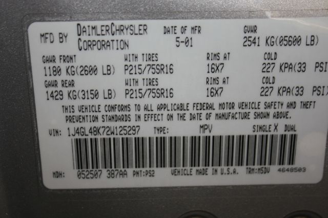 2002 Jeep Liberty Elk Conversion Van