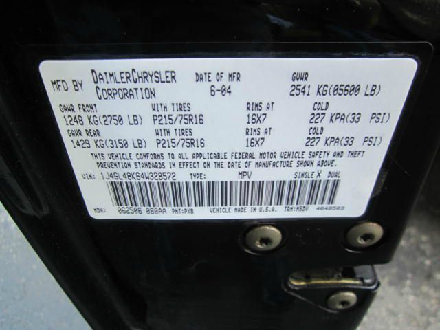 2004 Jeep Liberty Elk Conversion Van