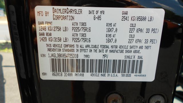 2005 Jeep Liberty Extended Sport Util 4D