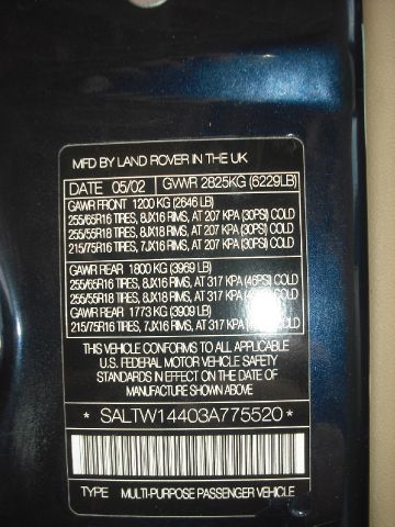 2003 Land Rover Discovery SE