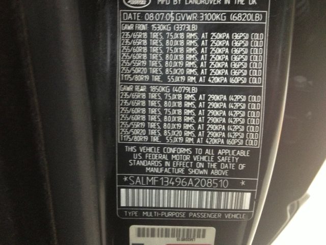 2006 Land Rover Range Rover X