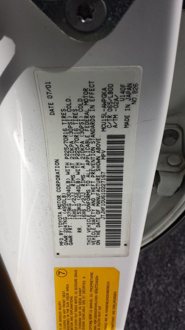 2001 Lexus RX 300 Ram 3500 Diesel 2-WD