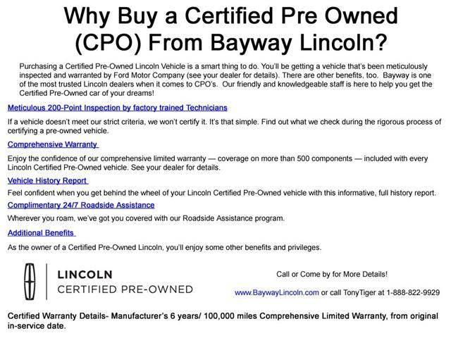 2012 Lincoln MKZ Luxury Sedan Cadillac Factory Certified