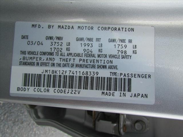 2004 Mazda 3 FWD W/3rd Row
