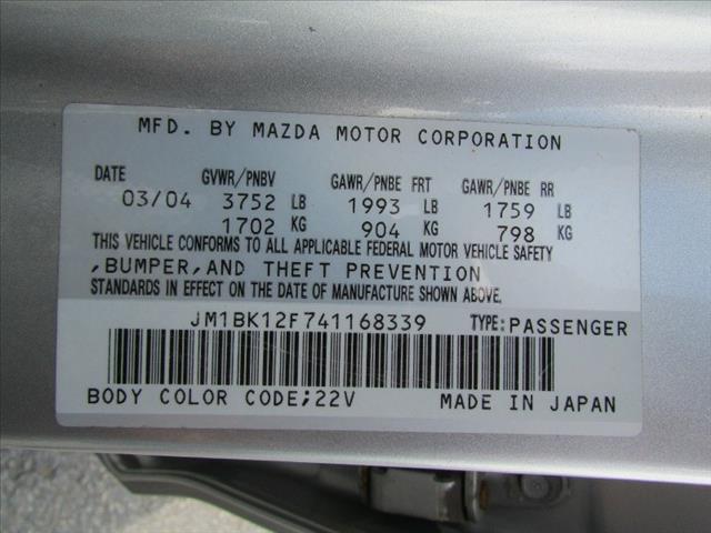 2004 Mazda 3 FWD W/3rd Row