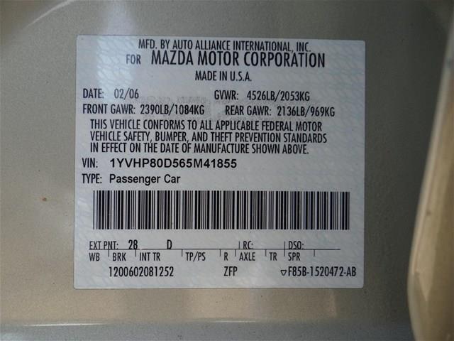 2006 Mazda 6 5dr HB Man FWD