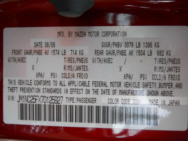 2007 Mazda MX-5 Miata SC