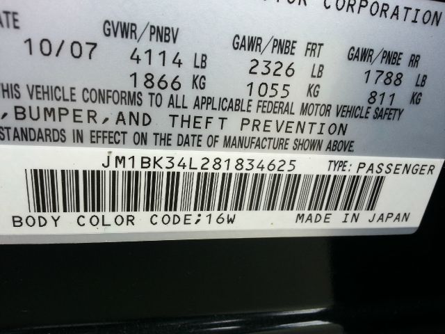 2008 Mazda Mazdaspeed3 2.5i Wagon 4D