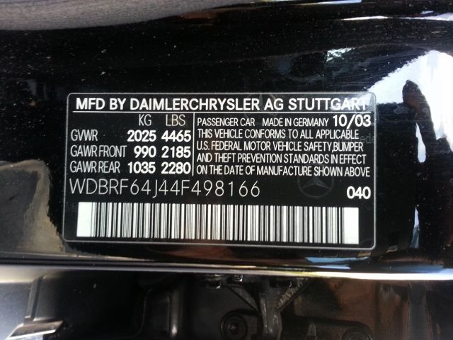 2004 Mercedes-Benz C-Class 328 IC