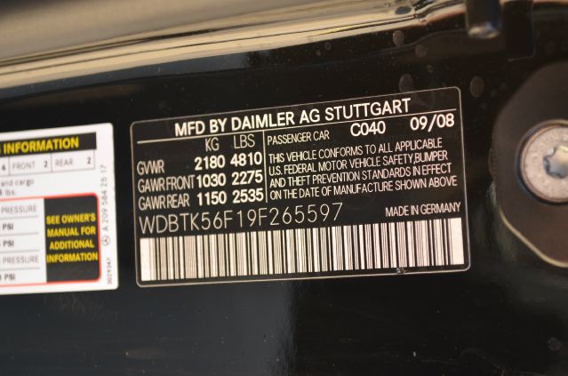 2009 Mercedes-Benz CLK-Class 3906
