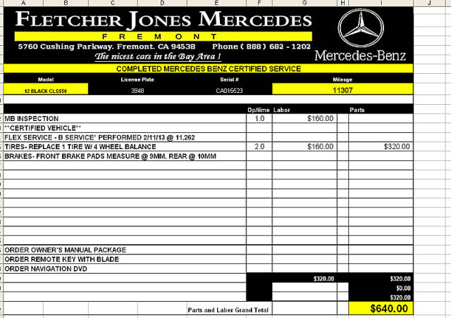 2012 Mercedes-Benz CLS-Class SS Pace Car