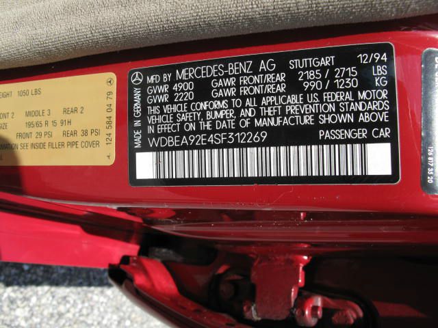 1995 Mercedes-Benz E-Class SXT