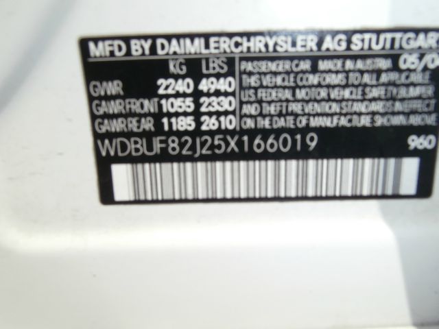 2005 Mercedes-Benz E-Class SXT