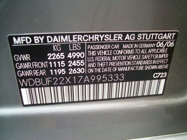 2007 Mercedes-Benz E-Class 4dr Sdn W/1sa