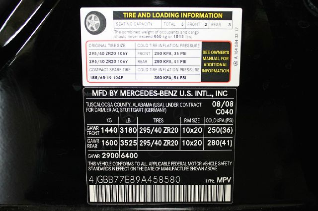 2009 Mercedes-Benz M-Class X Luxury