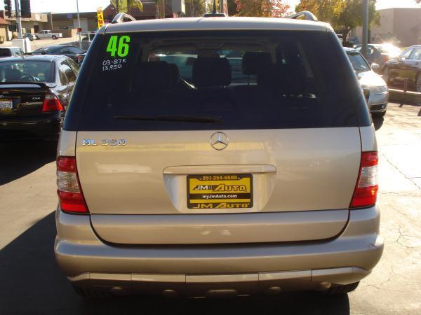 2003 Mercedes-Benz M Class SES 5dr