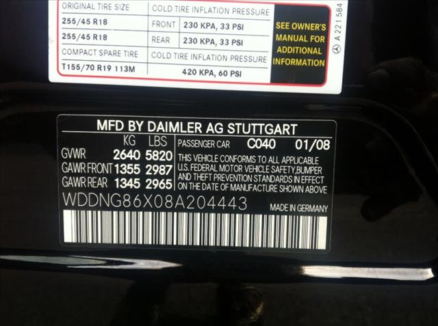 2008 Mercedes-Benz S-Class L.T. 4-w.d. 5.3L