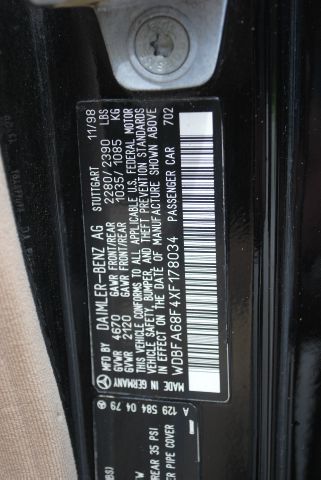 1999 Mercedes-Benz SL-Class S/crw