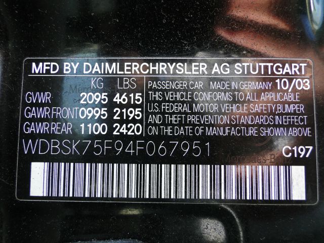 2004 Mercedes-Benz SL-Class Roadster Quattro