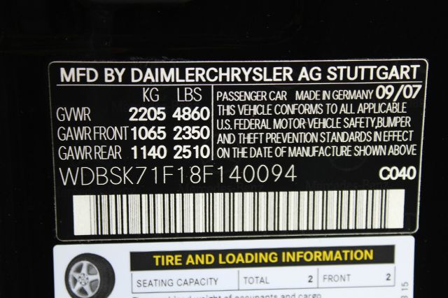 2008 Mercedes-Benz SL-Class Xls Utility Pickup