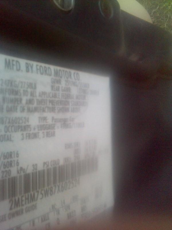 2007 Mercury Grand Marquis Sport 4x4