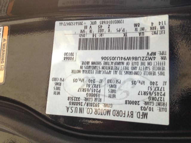 2004 Mercury Mountaineer S-line 2.0 Quattro