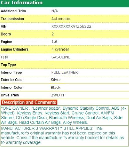 2010 Mini Cooper Base