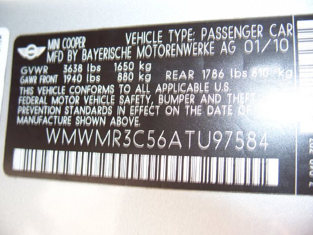 2010 Mini Cooper 1.8T Quattro