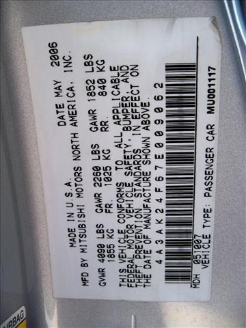 2007 Mitsubishi Eclipse E350 4matic AWD