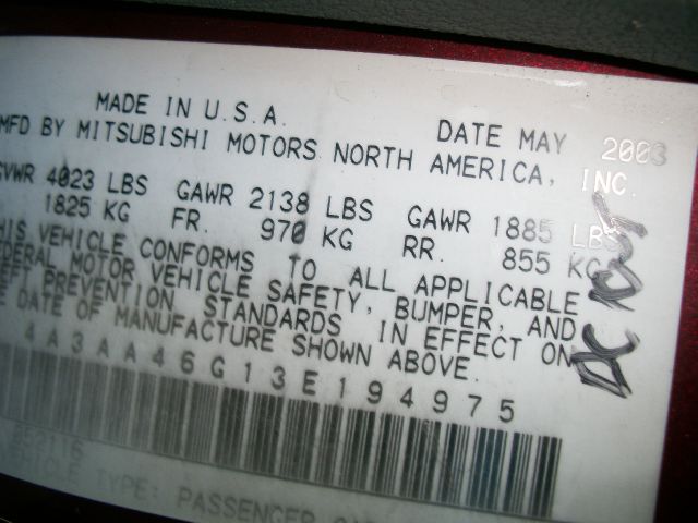 2003 Mitsubishi Galant LW2