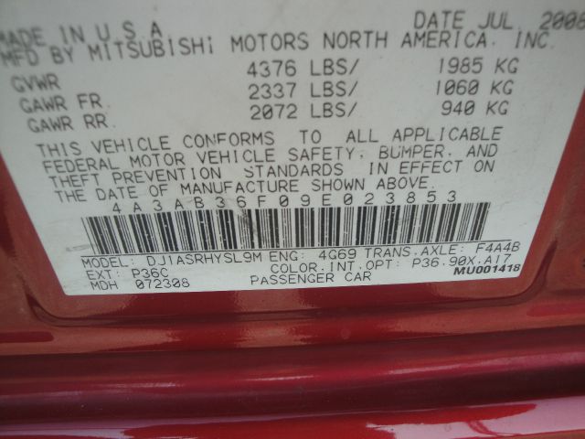 2009 Mitsubishi Galant LW2