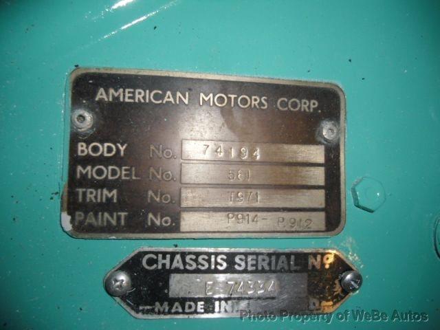 1960 Nash METROPLITAN Sr5trd