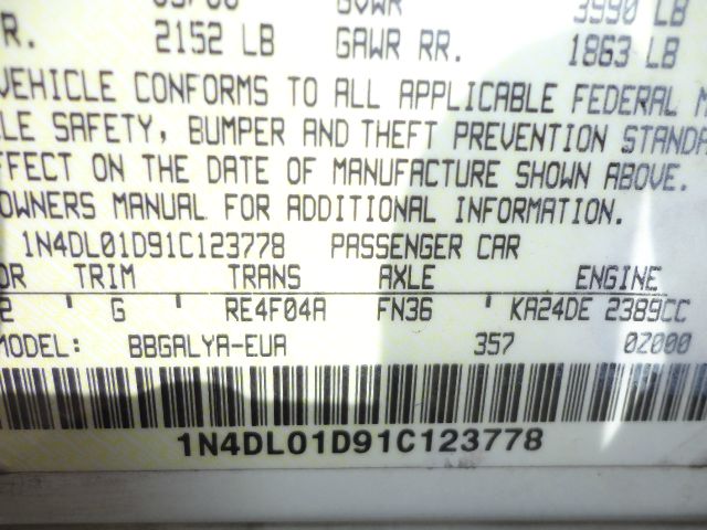 2001 Nissan Altima SE