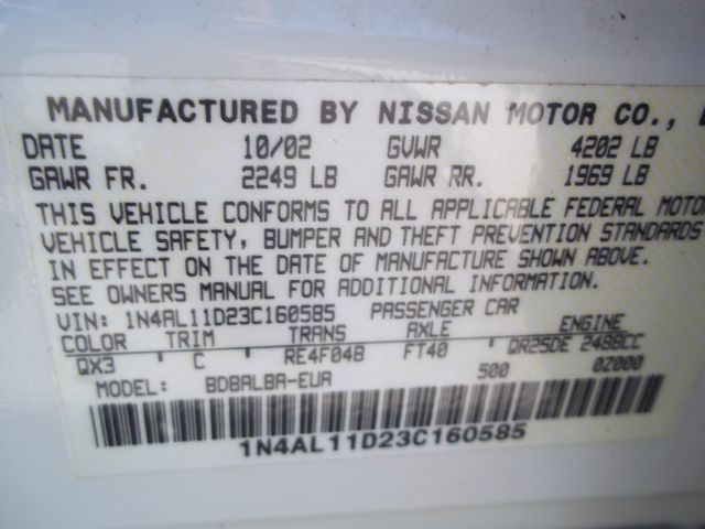 2003 Nissan Altima Pickupslt Quad Cab SWB 4WD 4x4 Truck