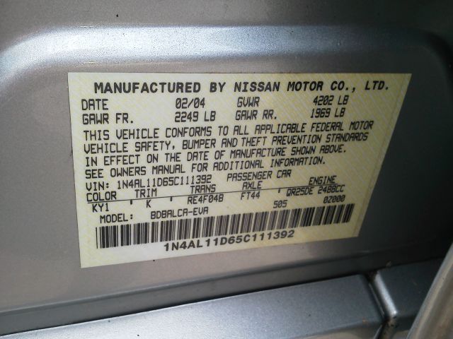 2005 Nissan Altima Pickupslt Quad Cab SWB 4WD 4x4 Truck