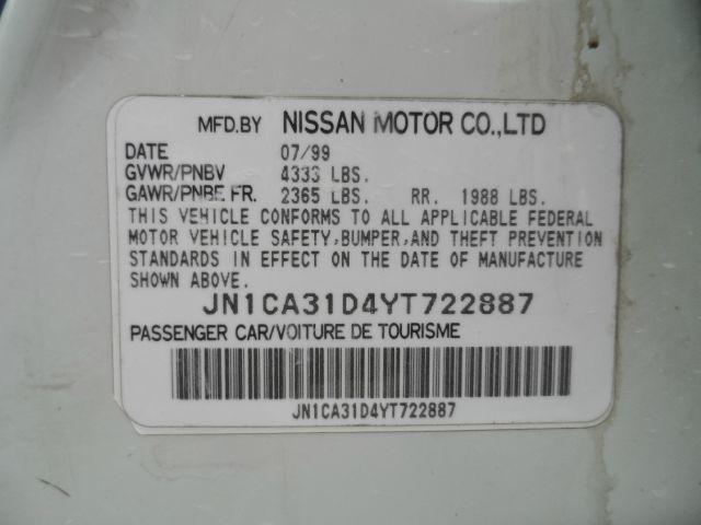 2000 Nissan Maxima 6 Speed Transmision
