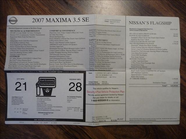 2007 Nissan Maxima SE