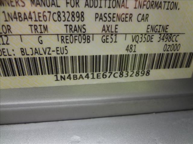 2007 Nissan Maxima Unknown