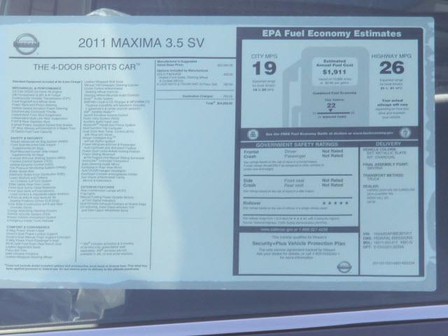 2011 Nissan Maxima Regular Cab 4-wheel Drive Work Truck