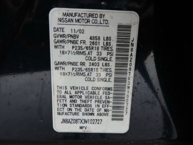 2003 Nissan Murano Denali EASY Finance