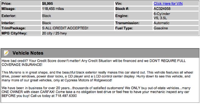 2005 Nissan Murano V6 Luxury Sport