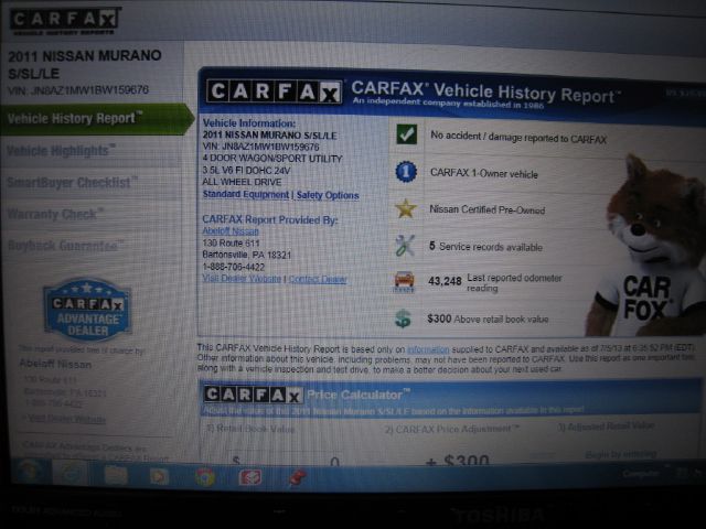 2011 Nissan Murano Lariat Crew Cab 4WD DRW