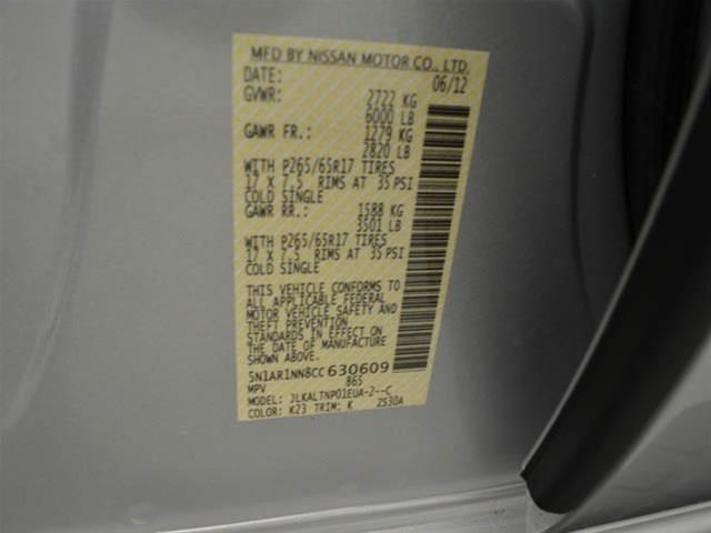 2012 Nissan Pathfinder Unknown